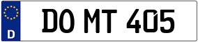 Truck License Plate